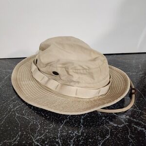 Propper Faded Camouflage Military Hot Weather Sun  Bucket Hat Boonie 7 3/4  Vtg